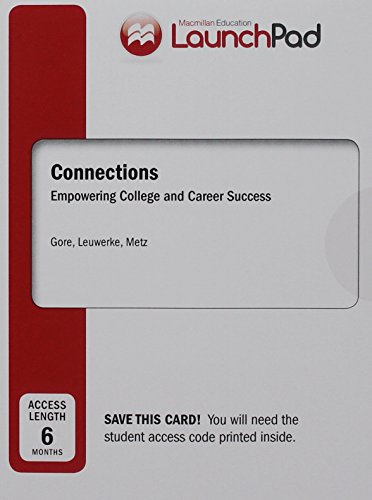 Loose-Leaf Version for Connections & Launchpad ... 1319062466 Book Cover