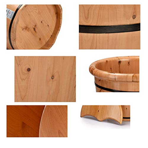 Baño de pies de madera de cedro 35 cm miniatura 4
