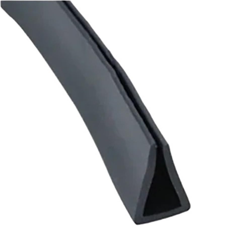 Striscia di tenuta in gomma nera a forma di U for bordi meccanici for auto, protezione angolare in metallo, 1 pezz0(8MMX13MMX3METERS)