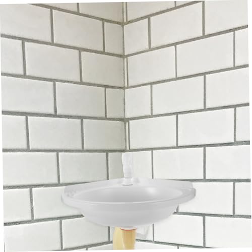 Lavabo de esquina triangular para optimizar espacio en el balcón y aseos pequeños 7