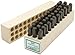 Young Bros 06362 36 Piece Hand Cut Stamp Combination Letter and Figure Set, Steel, 1/4" Character Size