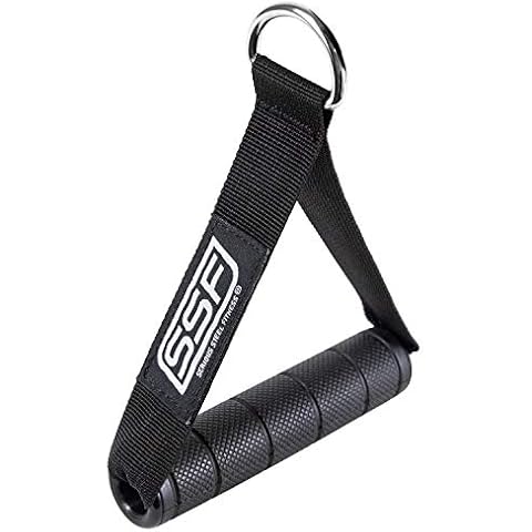 Serious Steel Fitness Nylon Single D Handle Cable Machine and Resistance Band Handle (Single) Cover