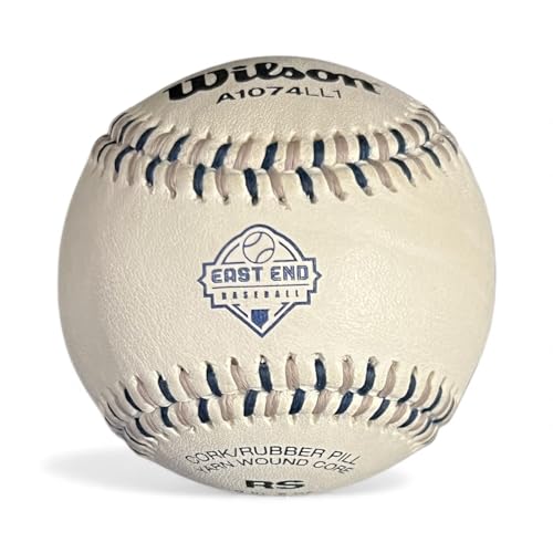 Pelotas WILSON WTA1074BLL1 East End Baseball de alta resistencia para entrenamientos