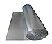 Pceewtyt Samoprzylepna dwustronna aluminiowa izolacja termiczna bąbelki idealne do ścian przyczep kempingowych i strychów izolacja termiczna odblaskowe aluminium wielowarstwowe pęcherzyki powietrza do dachu i F (rozmiar: 1 x 30 m)