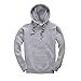D&H CLOTHING UK Premium Adult Unisex Premium XS-6XL Pullover Heavy Blended Hooded Fleece Jumper Work Wear Sweatshirt Hoodies Top Plain BNW Unisex Grey
