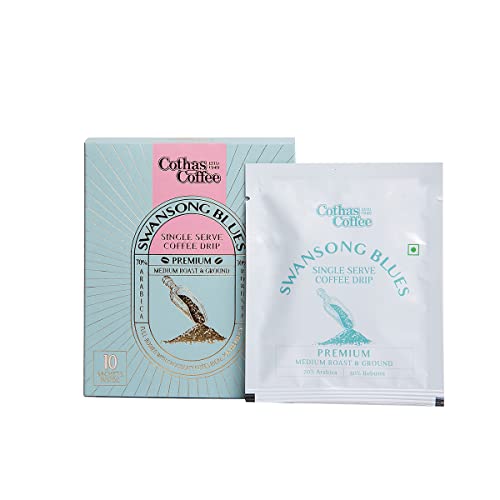 Cothas Swansong Blues Premium Coffee Drip Bags, Pack of 10 - Image 2