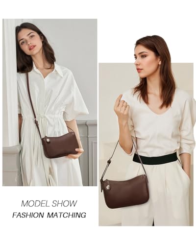 CHOLISS Shoulder Bag for Women, RFID Anti-Theft Crossbody Bags for Women, Vegan Leather Purse Handbags with Zipper Closure2