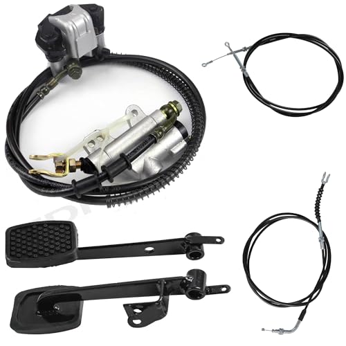 YC Yier Go Kart Brake Throttle Pedals with Hydraulic Brake