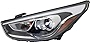 Headlight for HYUNDAI TUCSON 2014-2015 LH Assembly Halogen