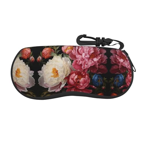 TYANG Gafas de sol de mariposa para danza para niña, funda suave con cierre de neopreno ultraligero, Garden Peony2, One Size