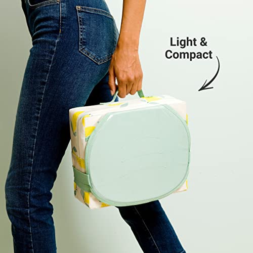 Babytolove Easy Up Baby Booster Seat | Lightweight On The Go And Easy To Carry | Blue Stripes #TOP4