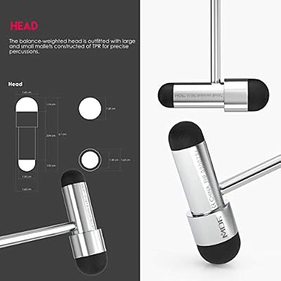 MDF Buck Neurological Hammer + MDF Instruments 128Hz Tuning Fork