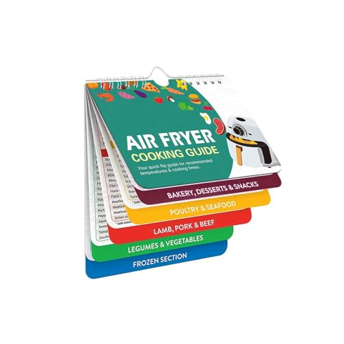Air Fryer Magnetic Cheat Sheet Set - Air Fryer Cookbook