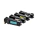 Produktbild 4X Logic-Seek Toner kompatibel für Xerox Phaser 6125VN - 106R01331-106R01334 - Schwarz 2000 Seiten, Color je 1000 Seiten