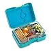 YUMBOX MiniSnack Leakproof Snack Box (Cannes Blue); Bento-style snack box offers Durable, Leak-proof, On-the-go Meal and Snack Packing