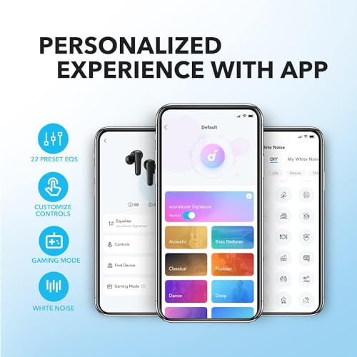 Soundcore by Anker P20i True Wireless Earbuds, 10mm Drivers with Big Bass, Bluetooth 5.3, 30H Long Playtime, Water-Resistant, 2 Mics for AI Clear Calls, 22 Preset EQs, Customization via App - Image 4