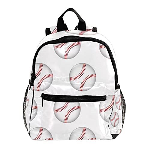 Sac à dos garçons et filles motif baseball sans couture 30,5 cm