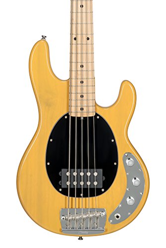 Sterling By Musicman Sterling By Music Man Stingray Classic Ray25Ca Bass Guitar In Butterscotch, 5-String, Right, (Ray25Ca-Bsc-M1) #TOP1