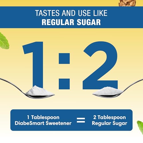 Image of DiabeSmart Diabetic Sweetener (2 X 200G)| With Monkfruit And Natura Stevia Sugar Free Powder||No Maltodextrin, No Sucralose| Made For Diabetes| Zero Calories No Aftertaste Ultra Low Gi Diabetic Sugar