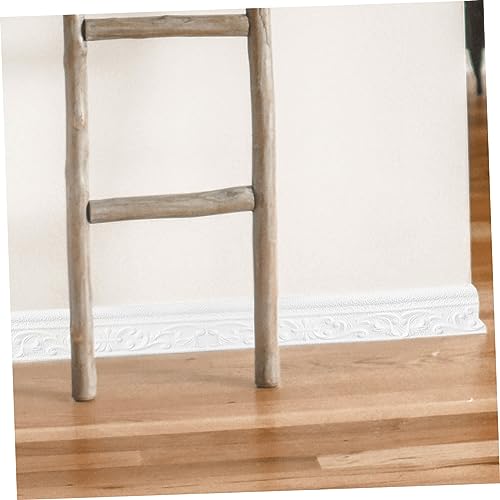 ORFOFE 1 Rolo De Bordas De Parede Descasque E Cole Fitas De Borda Xpe Espuma Guarnição 3D