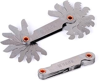 60 Degree Thread Measuring Gage Dual Head Metric Screw Pitch Gauge For Measuring Tool