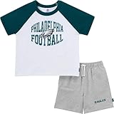 Gerber Geber Unisex Baby NFLTeam T-Shirt and Shorts Set, Eagles, 4T