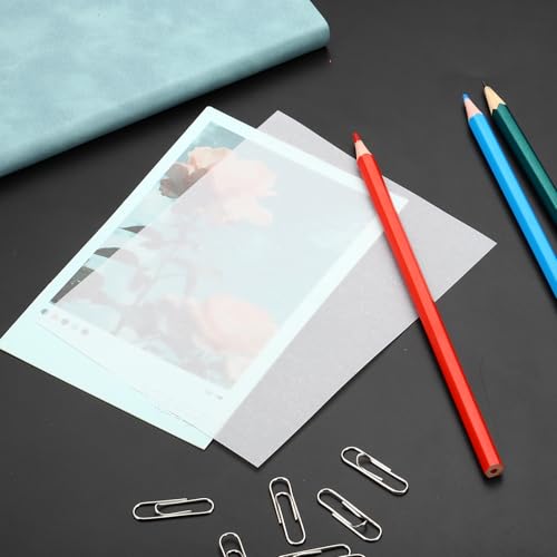 PATIKIL 70 folhas de papel de velino 21 x 28 cm, papel translúcido para impressão 133GSM para convit