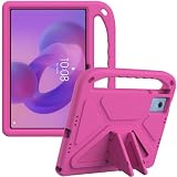 YRH Funda para Lenovo Idea Tab 11 Pulgadas 2025, Funda Infantil con Asa Soporte Antigolpes (Rosa)
