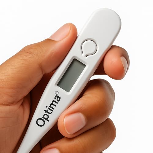 Image of Digital Thermometer For Fever Home Clear LCD Display Non Mercury Accuracy Plus Minus 0 point 2 Degree C Body Temperature Range 32 To 42 point 9 ODT 01 Optima