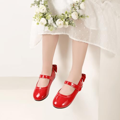 Image of PANDANINJIA Toddler Dress Shoes Flower Girls Ballet Flats