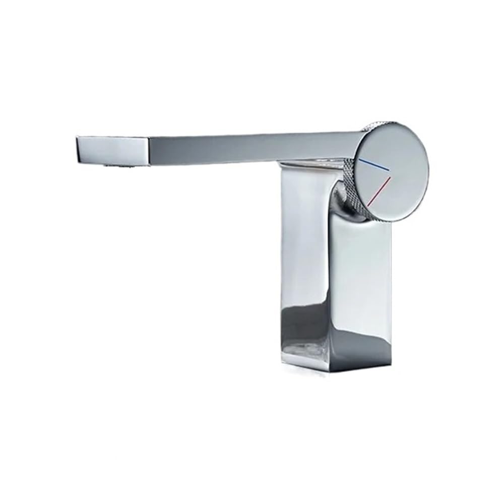 Basin Faucet Faucet Hot and Cold washbasin Faucet Brass Bathroom undercounter Basin Waterfall Faucet EY-H0121(Chrome)