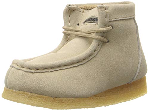 ROPER boys Gum Sticker Sand boots, Tan, 12 Little Kid US