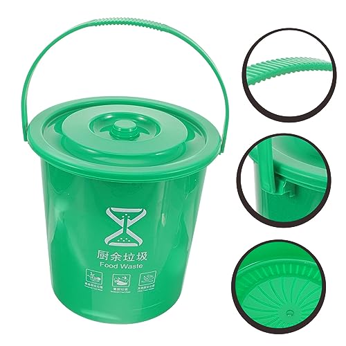 Caneca de Basura de Cocina Mobestech Plástico Verde miniatura 6