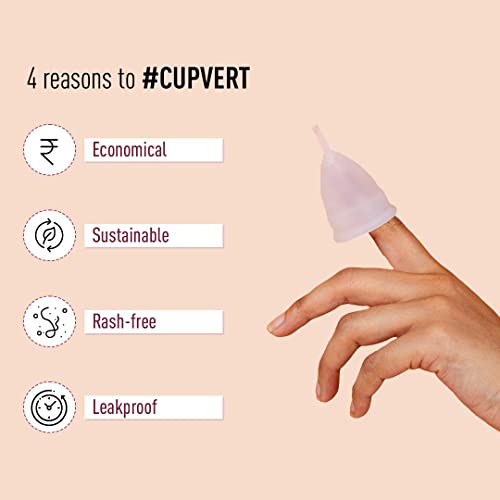 Sirona Reusable Menstrual Cup Small | Reusable Period Cup | Tampon And Pad Alternative | For Beginners & Teenagers #TOP4