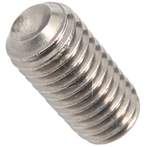 1/2-13 x 2 Socket Set Screws, Full Thread, Allen Socket Drive, Stainless Steel 18-8, Bright Finish, Cup Point, Quantity 10 Pieces by Fastenere