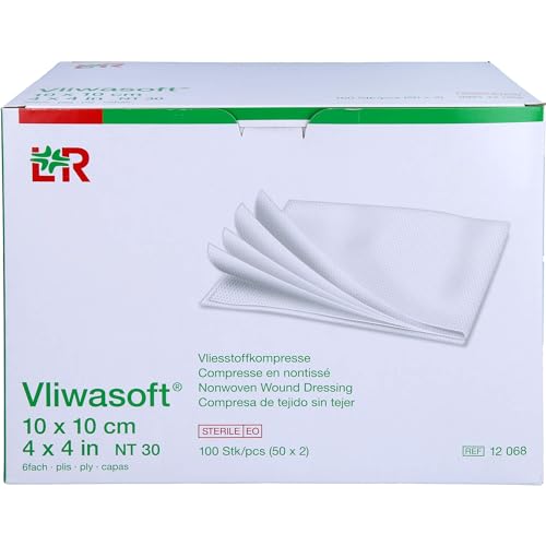 Vliwasoft Vlieskompressen 10x10 cm Steril 6l.CPC