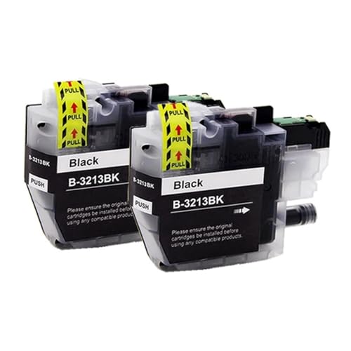 Cartouche LC3211 LC3213 compatible sans bavure pour MFC-J491DW noir