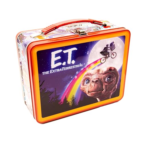 AQUARIUS E.T. The Extra-Terrestrial Fun Box 8x6 Inch — Retro Tin Storage Organizer Container Collectible Merchandise Gift for Kids and Teens by AQUARIUS - Used condition - US$16.16