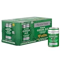 Ginger Ale - Premium Quality Mixer - Refreshing Beverage for Cocktails & Mocktails. Naturally Sourced Ingredients, No Artificial Sweeteners or Colors - 150 ML Cans - Pack of 8