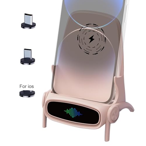 Sedia con caricatore rapido senza fili Caricabatterie wireless per sedia - Supporto per telefono con ricarica per cellulare da scrivania stazione di rapida per