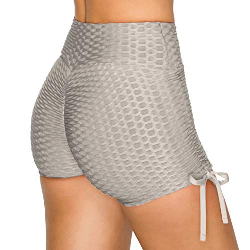 Image of ALWAYS Women's Honeycomb Compression Shorts - High Waist Slimming Butt Lift Textured Workout Shorts