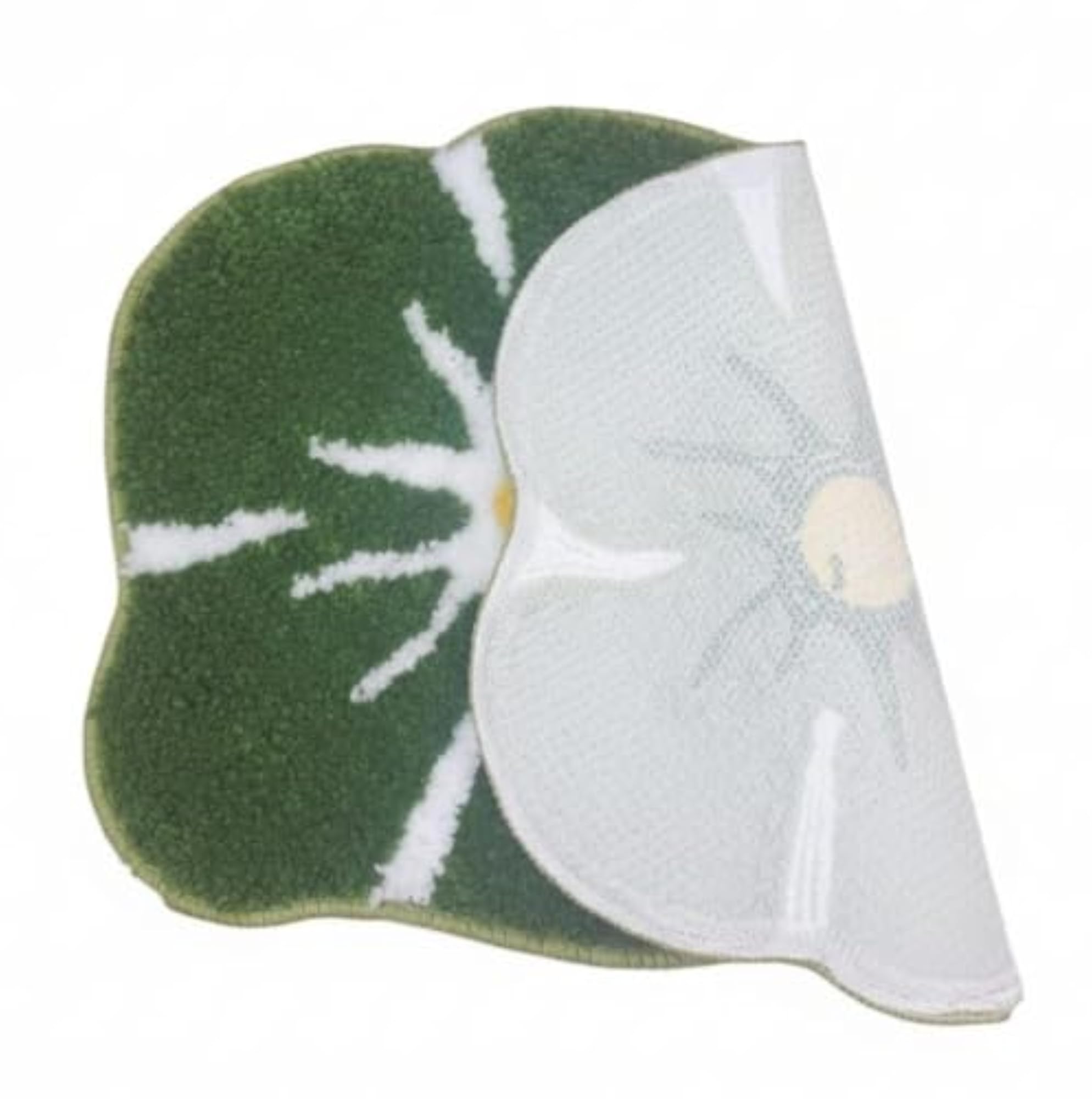Super Soft Dark Green Microfiber Bath Mat