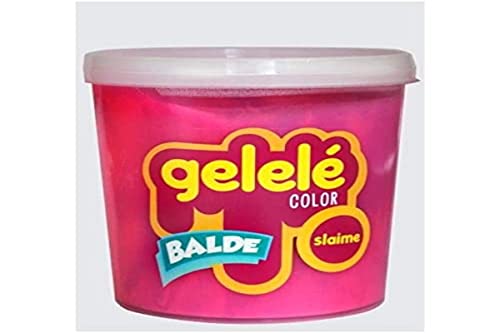 Slime Gelele Color Balde Com12 457G Massinha Meleca