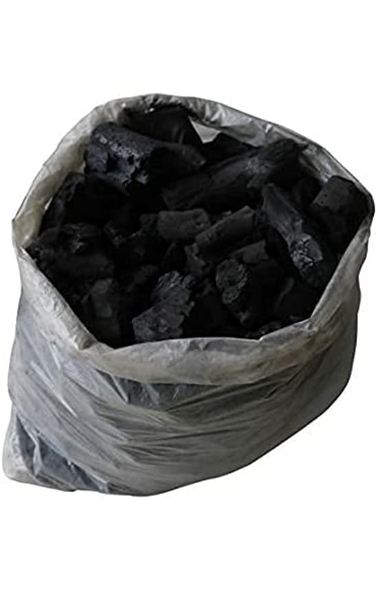 Wood Charcoal/Koyla for Barbeque/Tandoor/Angeethi, Use in Kitchen and Garden, Black (1kg)-image-32