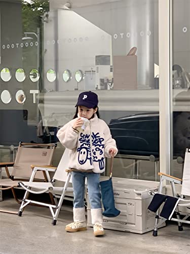 Children 2-7 years old girls wool coat winter sweater casual coat4