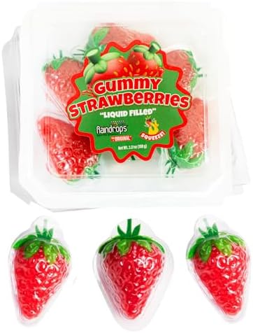 Raindrops Gummy Strawberries, 1 Piece