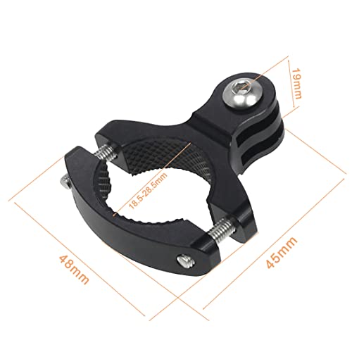 CS PRIORITY Uchwyt na kierownicę roweru, motocykl, aluminiowy uchwyt, aluminiowy uchwyt typu O, do stabilizatora kamery sportowej (18,5-28,5 mm)
