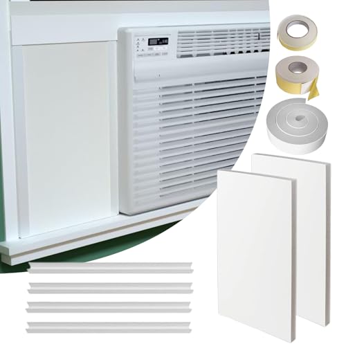 Paneles de aislamiento de espuma para ventanas de aire acondicionado pack de 2 unidades 4
