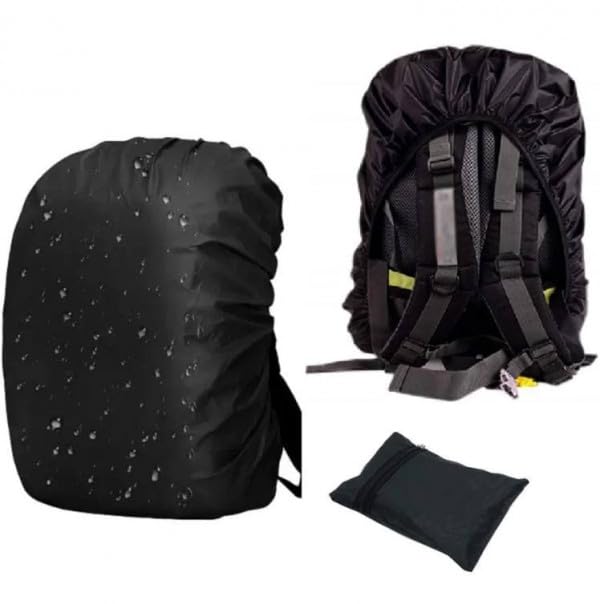 SRzone Bag Cover Waterproof Rain Cover for Backpack Bags, Rainproof Dust Proof Protector Elastic Adjustable for Trekking & Laptop, School Bag Cover, Luggage Bag Cover with Pouch Free Size Heavy-picture-54