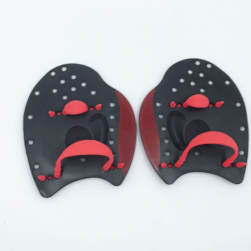 YXSH Niños Adultos Paletas De Natación Profesionales Fajas Corrección Aletas De Mano Aletas Palma Dedo Guantes Palmeados Paddle Deportes Acuáticos-L